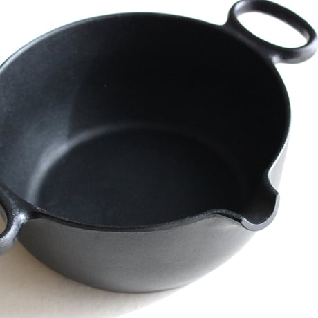 南部鉄器の揚げ鍋と揚げ網のセット