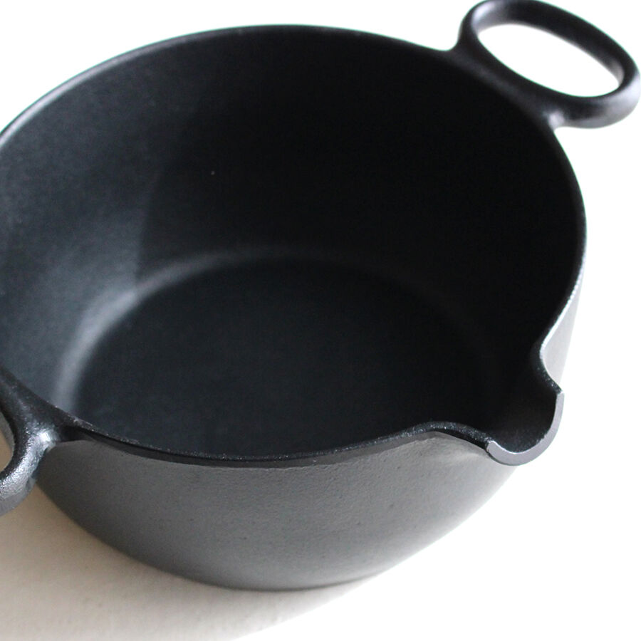 南部鉄器の揚げ鍋と揚げ網のセット | だいどこ道具ツチキリ
