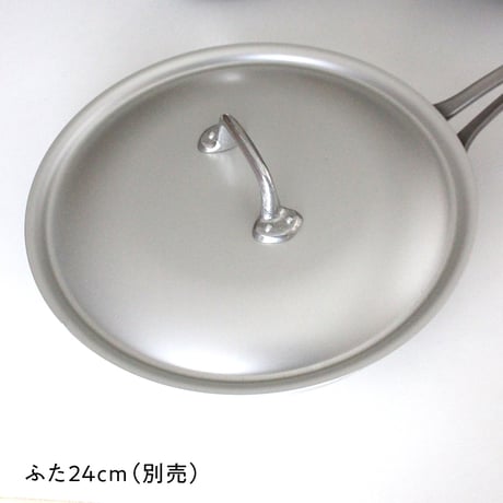 日本製フッ素樹脂加工　アルミフライパン（大24cm）（小21cm）