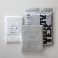 ふきん3点セット、備長炭蚊帳ふきん（単品）、マイクロファイバーふきん（単品）
