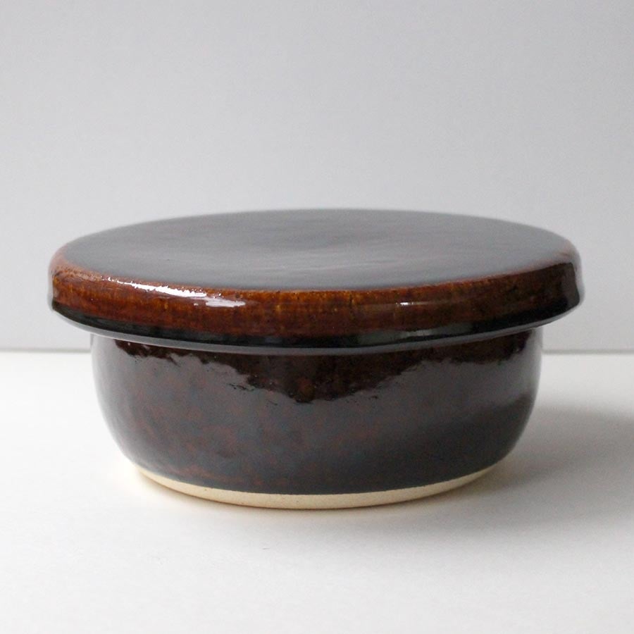 陶器のおひつ 2合 黒/白/飴(茶) | だいどこ道具ツチキリ 陶器のおひつ 2合 黒/白/飴(茶) | だいどこ道具ツチキリ