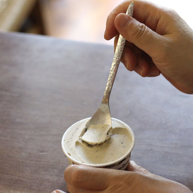 笹倉岳さんのアイスクリームスプーン | だいどこ道具ツチキリ