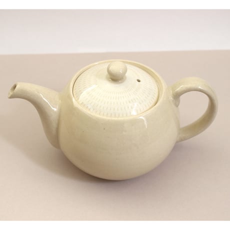 まゆみ窯急須+茶杯2セット／まゆみ窯湯冷まし／利左ェ門窯 白刷毛飛び鉋 ポット