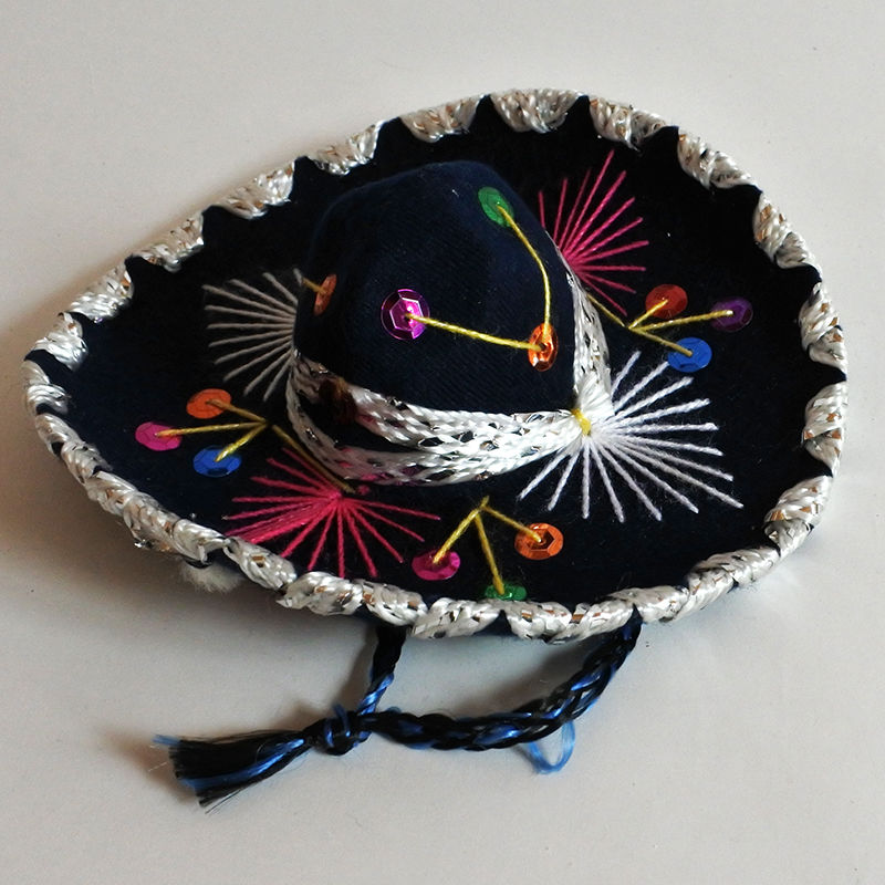 ソンブレロ　メキシコ産 MM059-1E メキシコソンブレロ（単色・ピンク系） | Mur-Mur