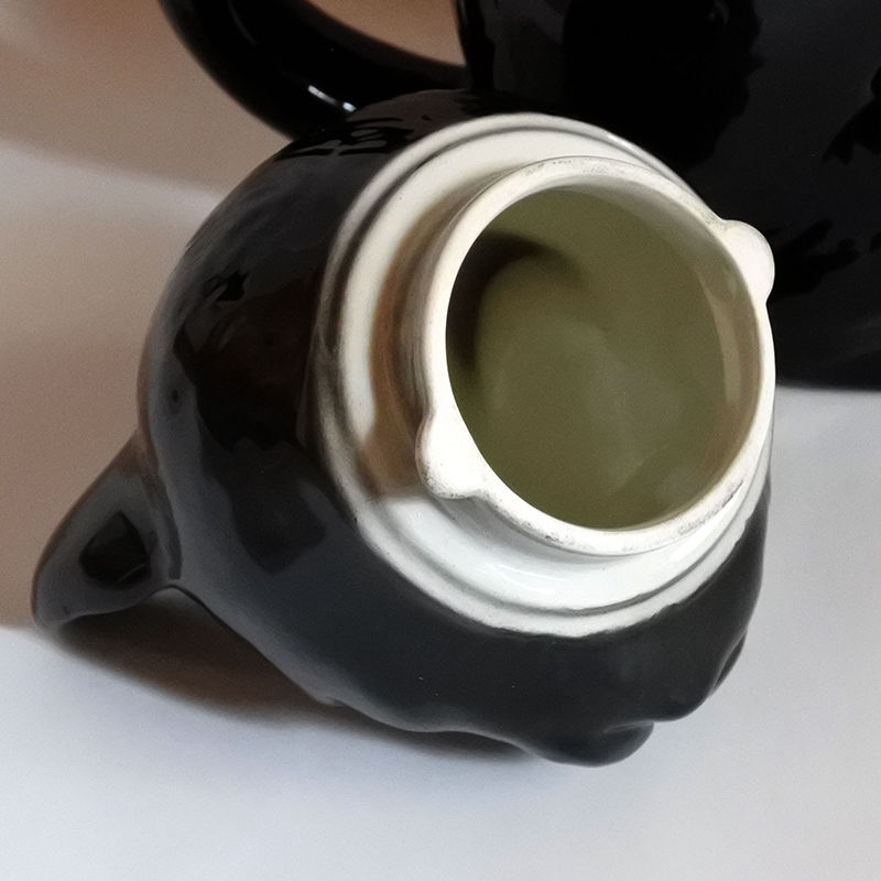 MM074 Tony Wood Teapot（黒猫シロタイ）3 | Mur-Mur