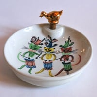 MM020　Limogeウォーマーキャットプレート（three colorful cats）