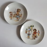 MM593　vintage KAHLA社　キッズプレート　サーカス