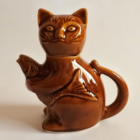 MM110　Vintageどらねこティーポット（フランス）