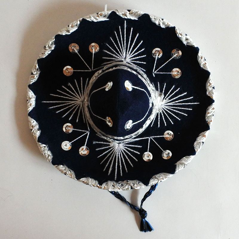 MM059-1B メキシコソンブレロ（単色・ネイビー/ダークブルー） | Mur-Mur