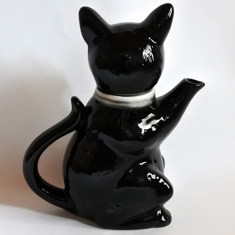 MM074 Tony Wood Teapot（黒猫シロタイ）3 | Mur-Mur