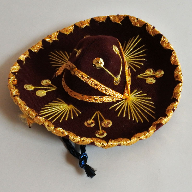 MM059-1A メキシコソンブレロ（単色・ワイン/パープル） | Mur-Mur