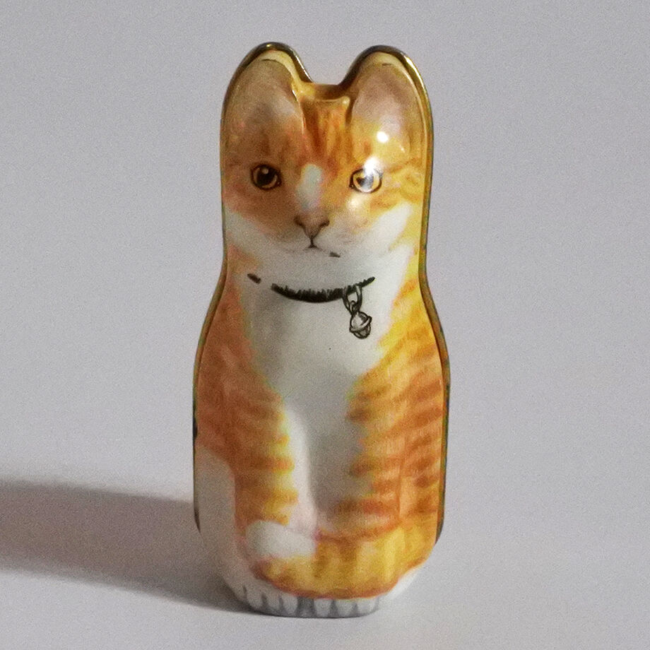 Dana Kubik イギリス　ヴィンテージ 猫缶　ネコ　ねこ　ミニTIN 缶 MM361 Dana KubikヴィンテージキャットミニティンW（ウストラ） | Mur-Mur