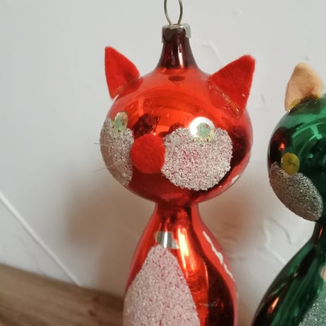 MM389 1930年代チェコ　猫オーナメント