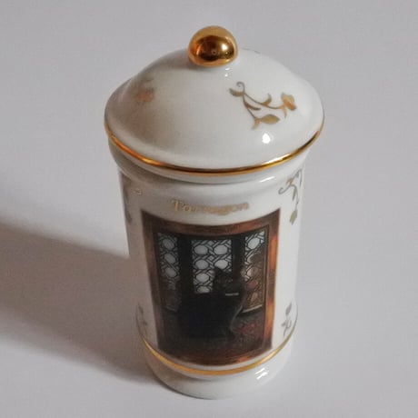 MM347A　ヴィンテージLenox “Cats of Distinction”スパイスジャー/タラゴン
