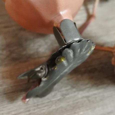 MM305 vintageウクライナ　アコーディオンベアオーナメント（クリップ）