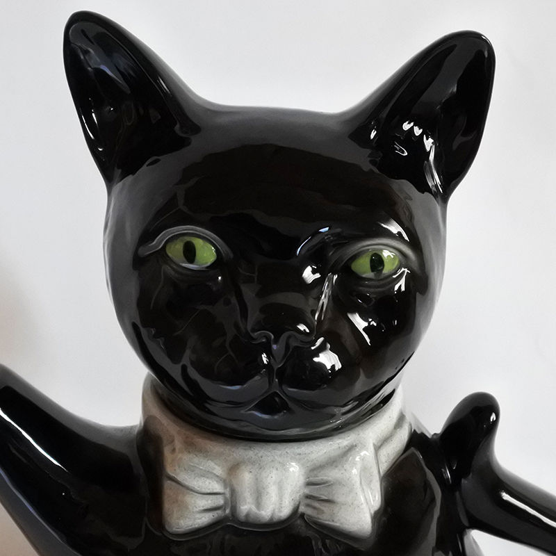 MM074 Tony Wood Teapot（黒猫シロタイ）3 | Mur-Mur