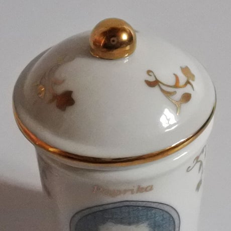 MM347C　ヴィンテージLenox “Cats of Distinction”スパイスジャー/パプリカ
