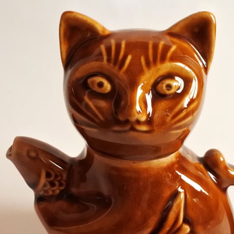 MM110　Vintageどらねこティーポット（フランス）
