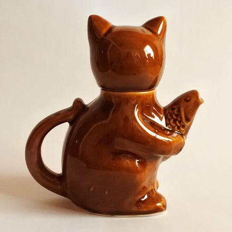 MM110　Vintageどらねこティーポット（フランス）