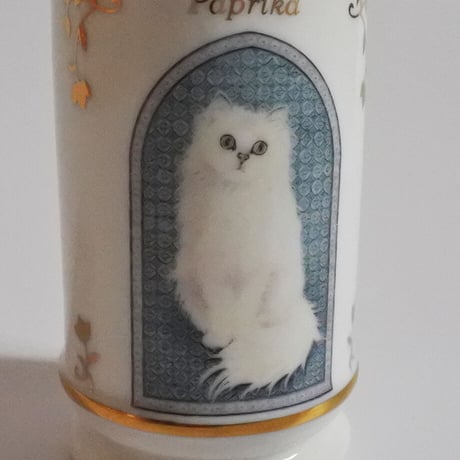 MM347C　ヴィンテージLenox “Cats of Distinction”スパイスジャー/パプリカ