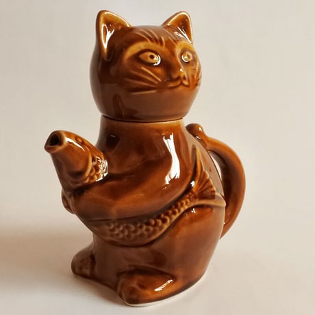 MM110　Vintageどらねこティーポット（フランス）