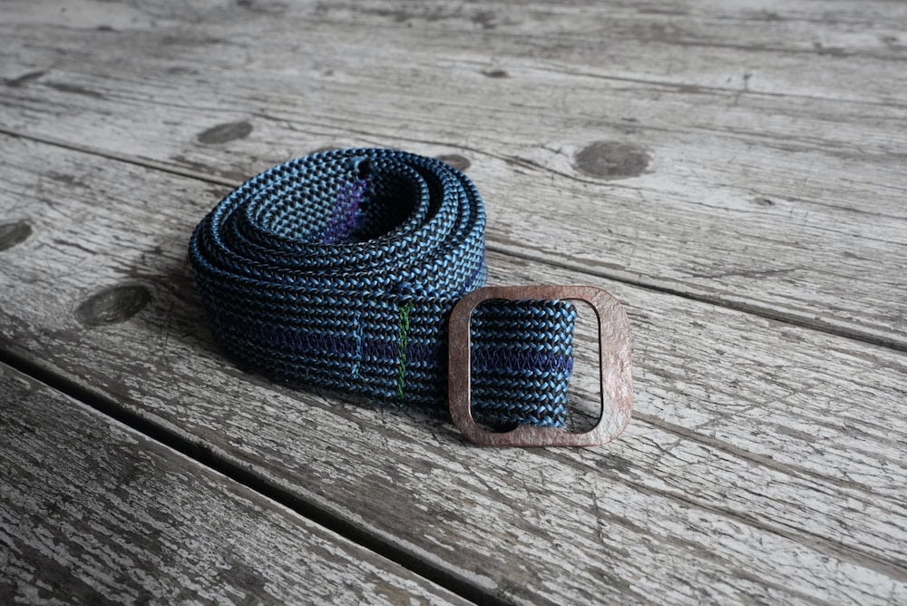 Arts and Climbs】Climbing rope Belt -upcycled p Arts and Climbs】Climbing rope Belt -upcycled p
