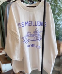 Le Vent Soufflé オーガニックコットン半袖ボックスプリントT　LES MEILLEURS(26S-P21C)
