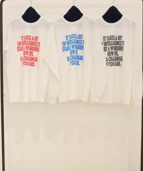 Le Melange ラバープリントロングTシャツ（8551001）