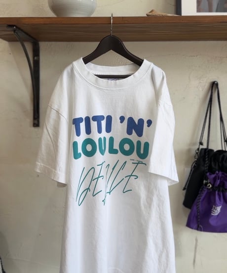 Tricomer  TITI AND LOULOU ロゴTシャツ[TCMR-VTG-26005]