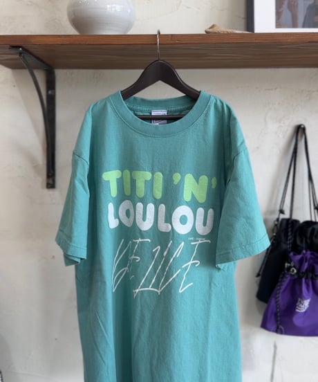 Tricomer  TITI AND LOULOU ロゴTシャツ[TCMR-VTG-26005]