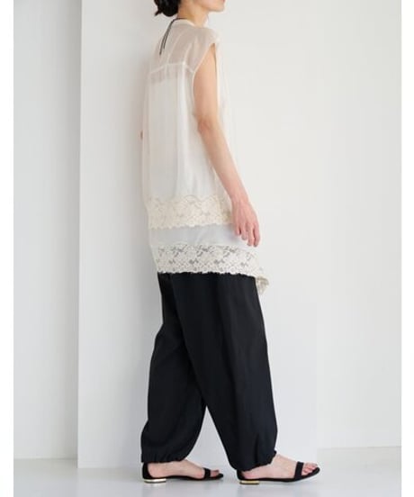 CHIGNON   [1563-685NH] ﾚｰｽｼｱｰﾌﾚﾝﾁBL