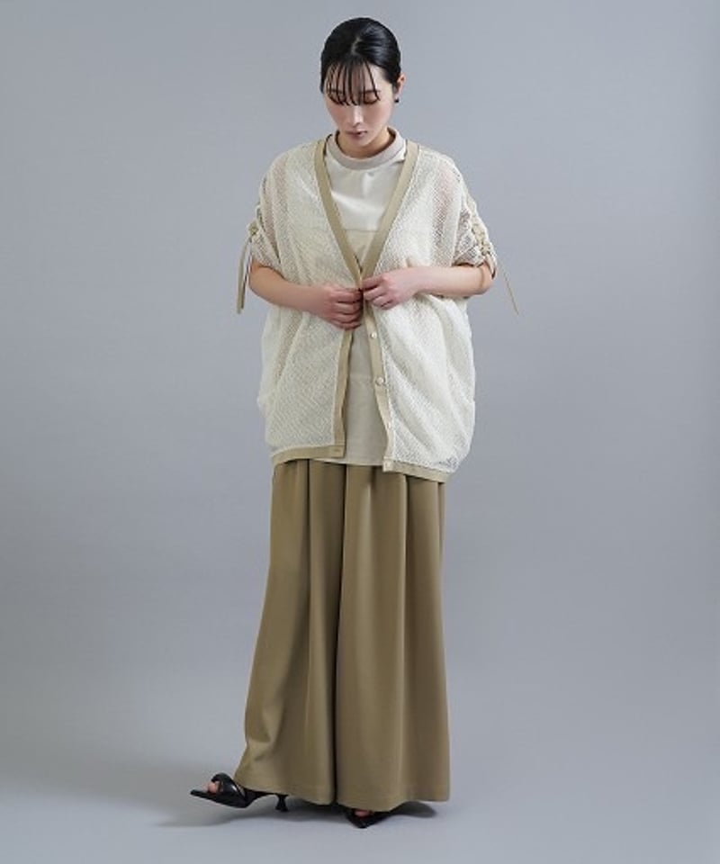 CYAN TOKYO ネップメッシュフレンチカーディ（501349