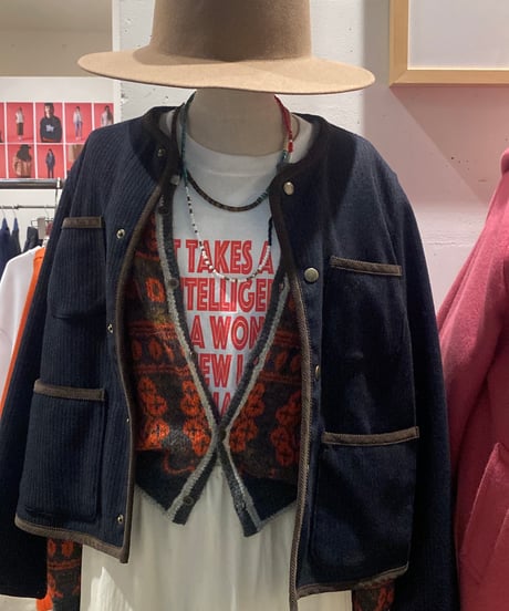 Le Melange ラバープリントロングTシャツ（8551001）