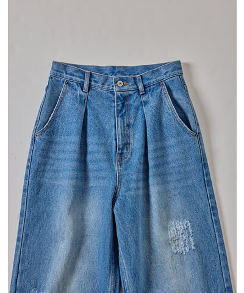 YENN [Y253-31101] HIGHRISE TUCKWIDE PT | diam