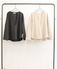 Le melange   オーバーサイズキーネックPO [#8641014]