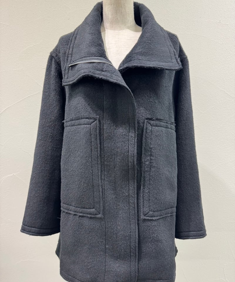 CYANtokyo ウーリーシャギーハーフコート（504387） | diamondrouge