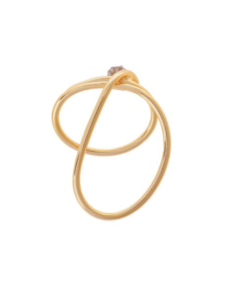 Sea'ds Mara Graphical overlap ring ゴールド Graphical overlap ring / Sea'ds Mara | CALENDRI