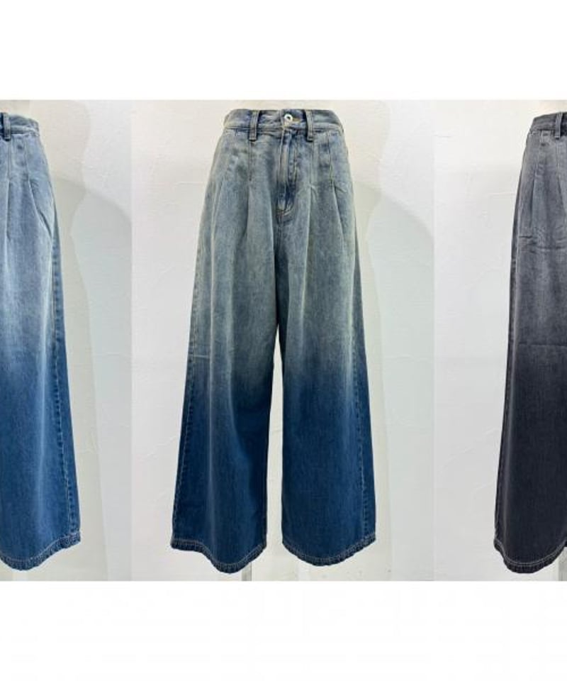CYAN TOKYO グラデーションデニムワイド（507405） | diamondrouge