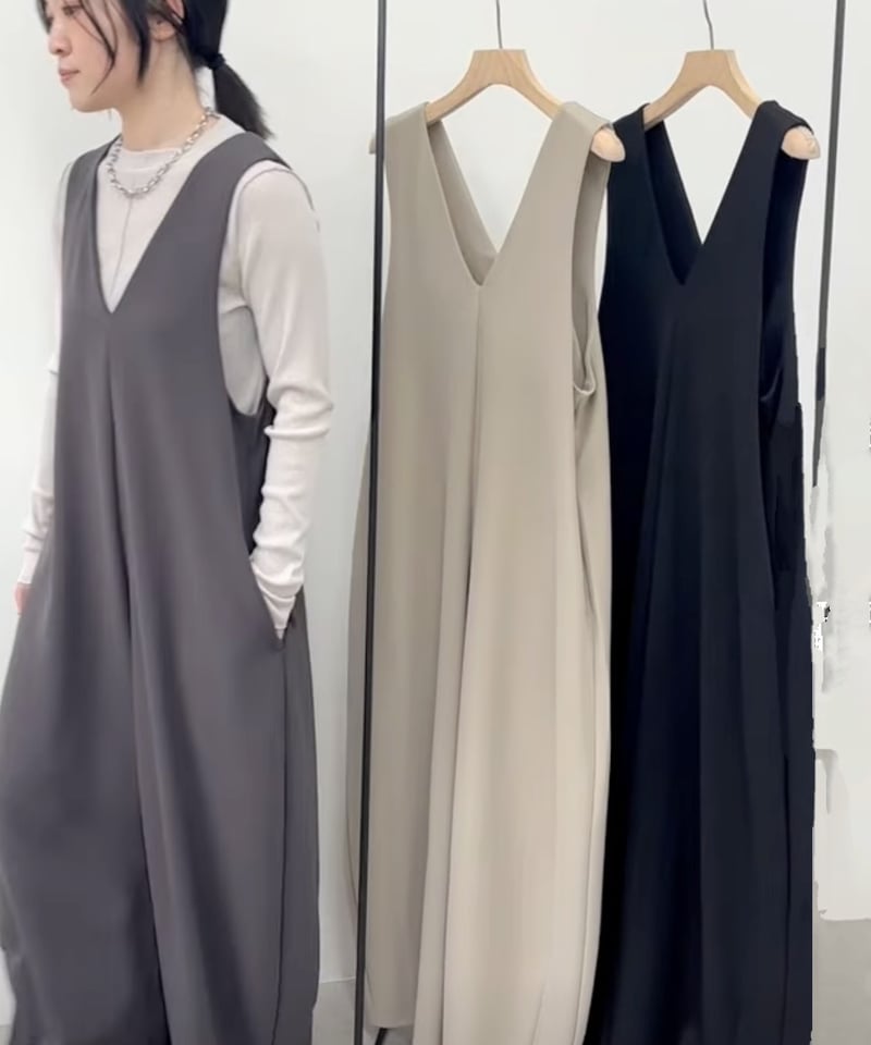 CLOCHE カーブサロペット（552-86549) | diamondrouge