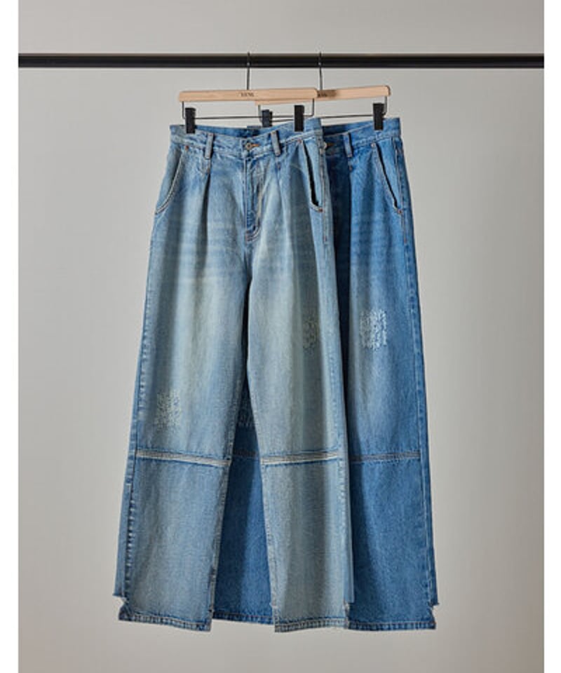 YENN [Y253-31101] HIGHRISE TUCKWIDE PT | diam