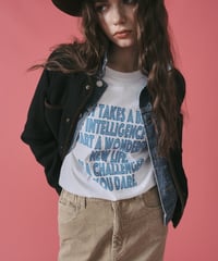 Le Melange ラバープリントロングTシャツ（8551001）
