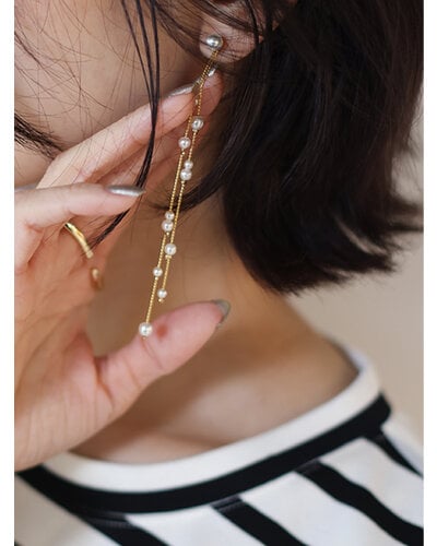 CHIGNON [0046-596NM] ﾏﾙﾁWAYﾛﾝｸﾞﾊﾟｰﾙﾋﾟｱｽ | dia