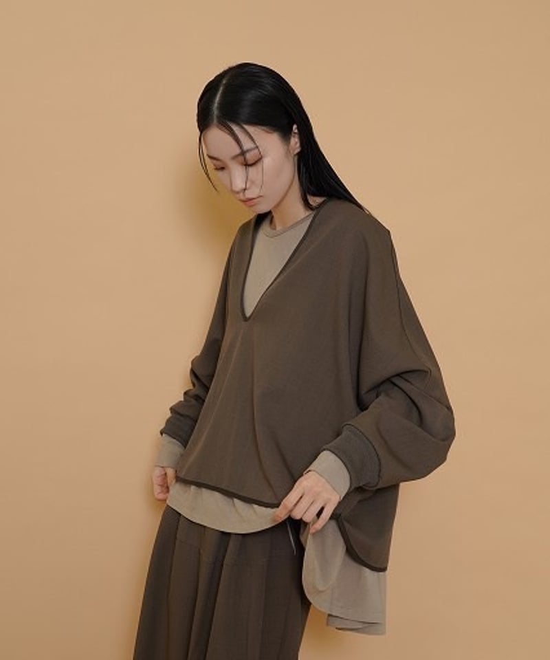 CYANtokyo ラウンドギャザーウォームドルマンTOPS(504380) | diamo