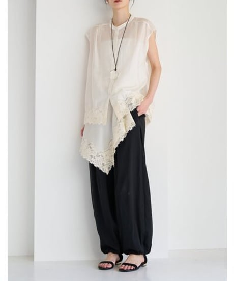 CHIGNON   [1563-685NH] ﾚｰｽｼｱｰﾌﾚﾝﾁBL
