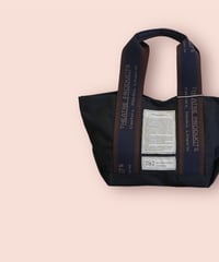 theatre products RECYCLE BOTTLE JACQUARDTAPE SQUARE TOTE