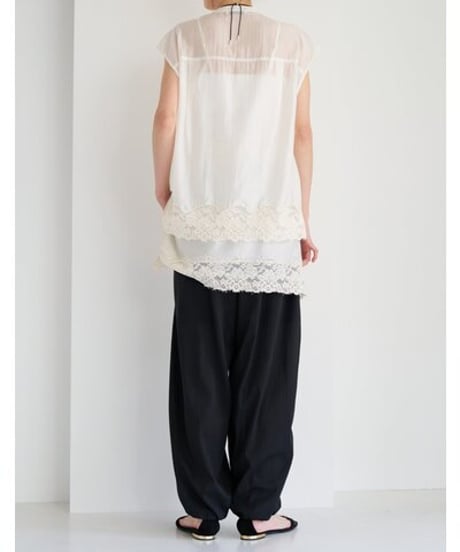 CHIGNON   [1563-685NH] ﾚｰｽｼｱｰﾌﾚﾝﾁBL