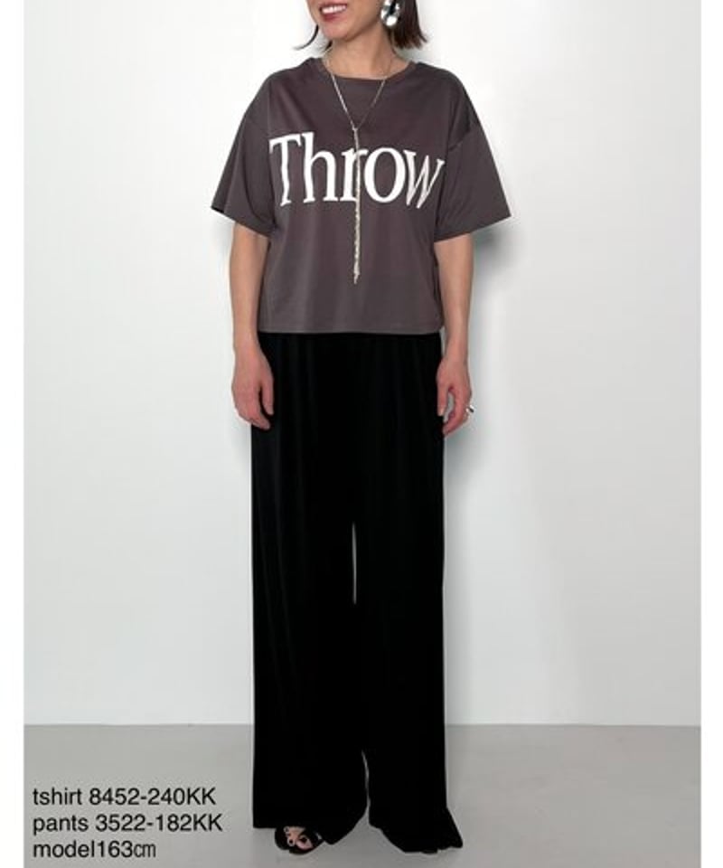 CHIGNON [8452-240KK] BIGﾛｺﾞ短丈Tee | diamondrouge