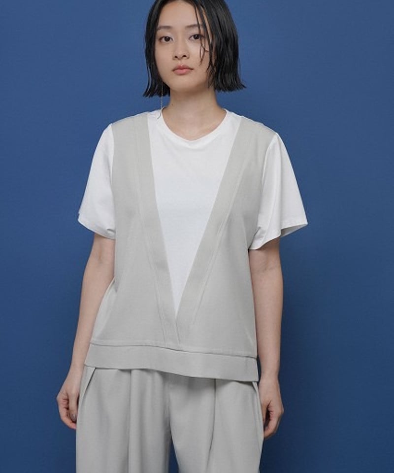 CYAN tokyo レイヤーライクコンビTOPS [601475] | diamondr