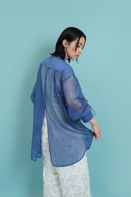 CYAN TOKYO◆シャツ/FREE/コットン/IDG/無地/501330 fit=scale-down,w=1200