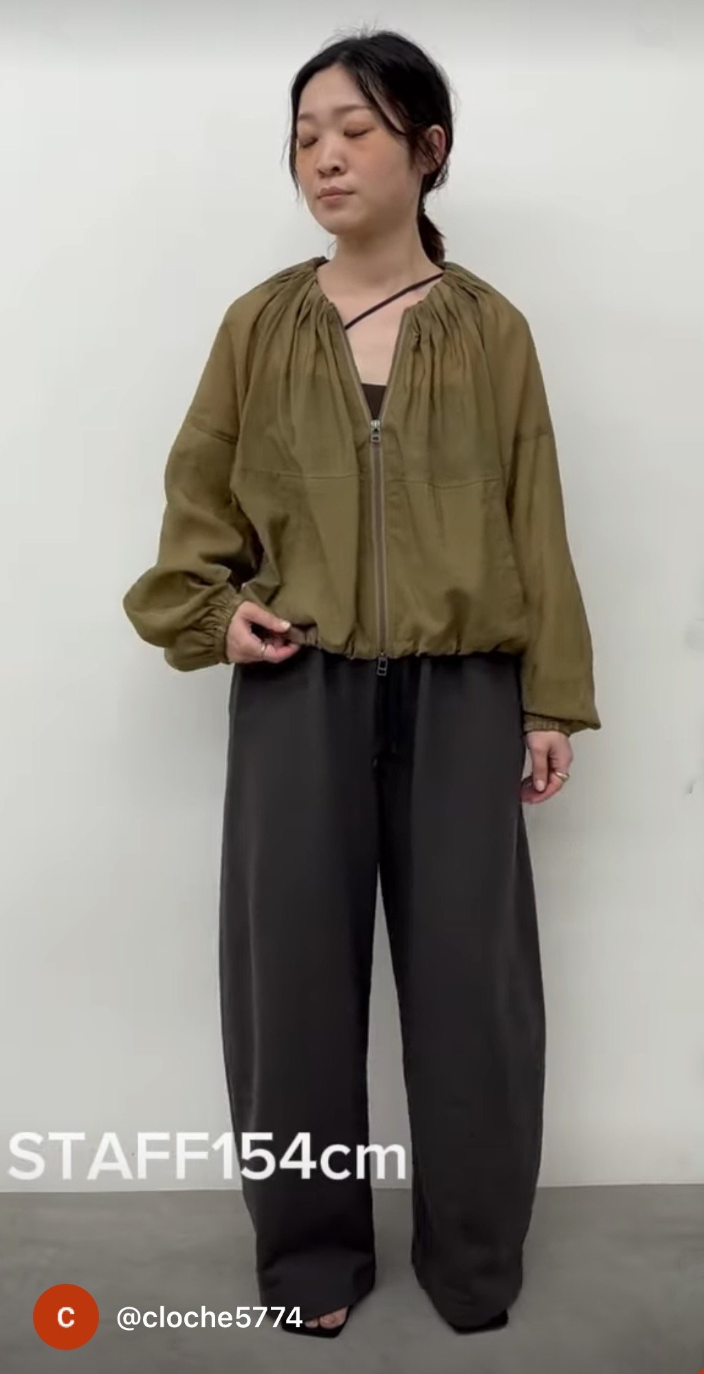 CLOCHE グランスリーブブルゾン（552-85567) | diamondrouge